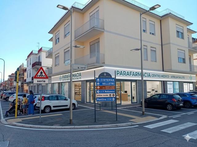 Rendering della parafarmacia sull’angolo